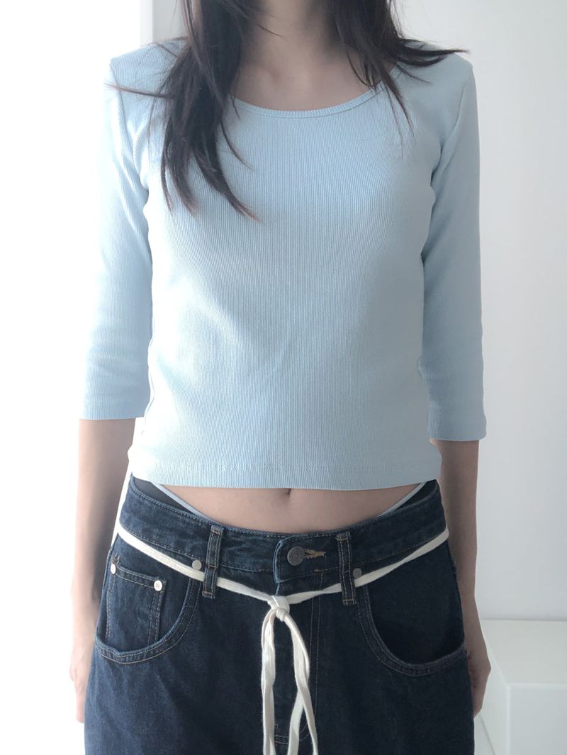 gowa(ゴワ)の「スリークォーターTシャツ (4c)(トップス)」