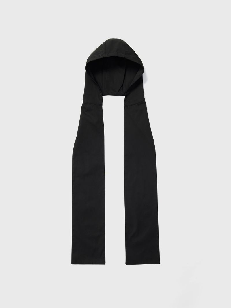 Curvy Line Mac Coat Black