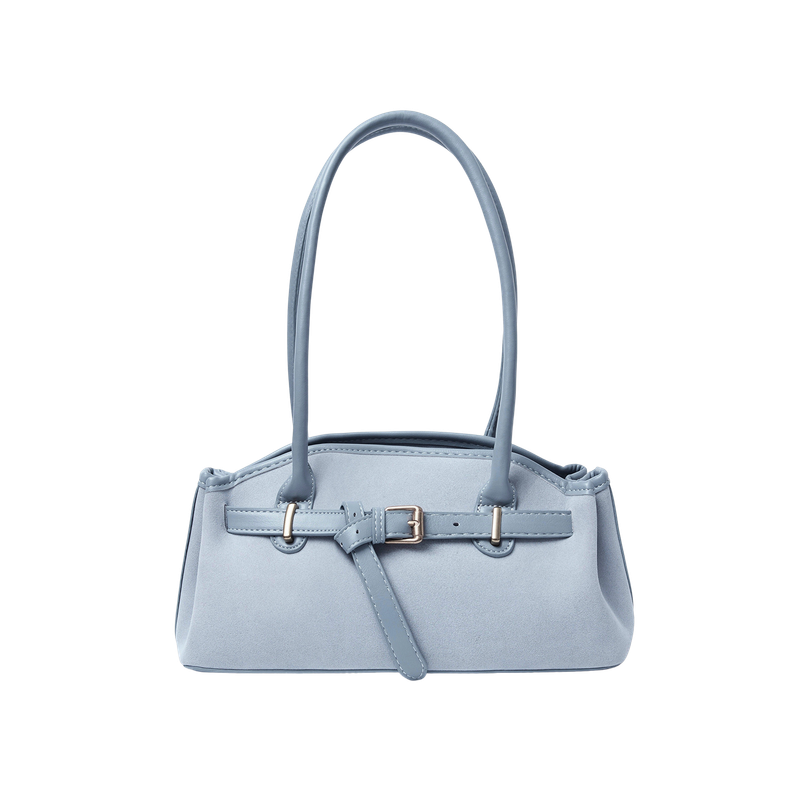 Luze Suede Bag (Sky Blue)