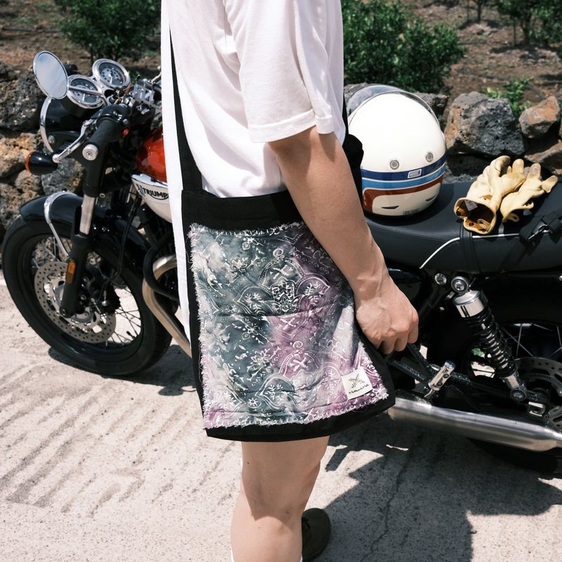 [Patchwork Canvas Bag] Yoga - The Milky Way