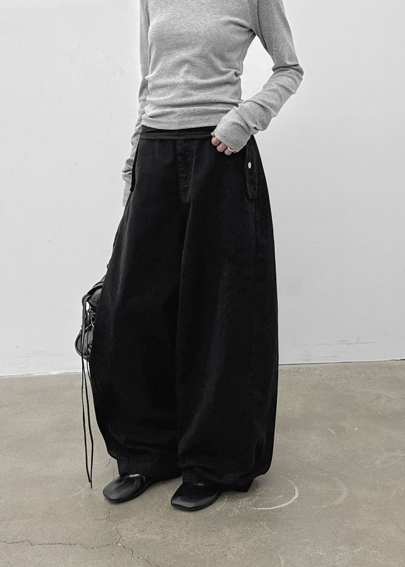 [MADE] Peacock Balloon Cotton Pants