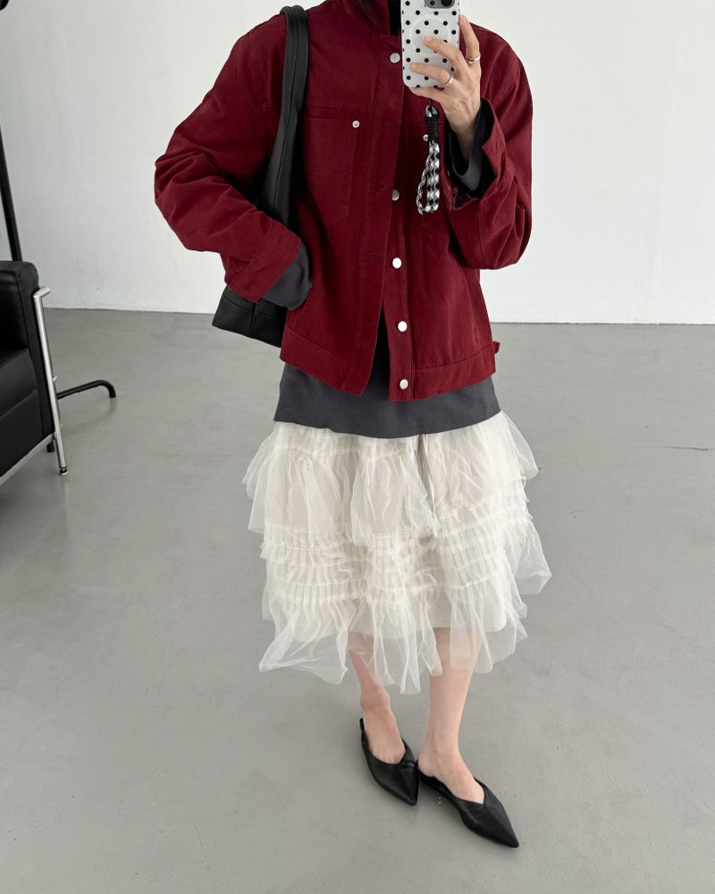 Rivet dyed jacket (Unisex)