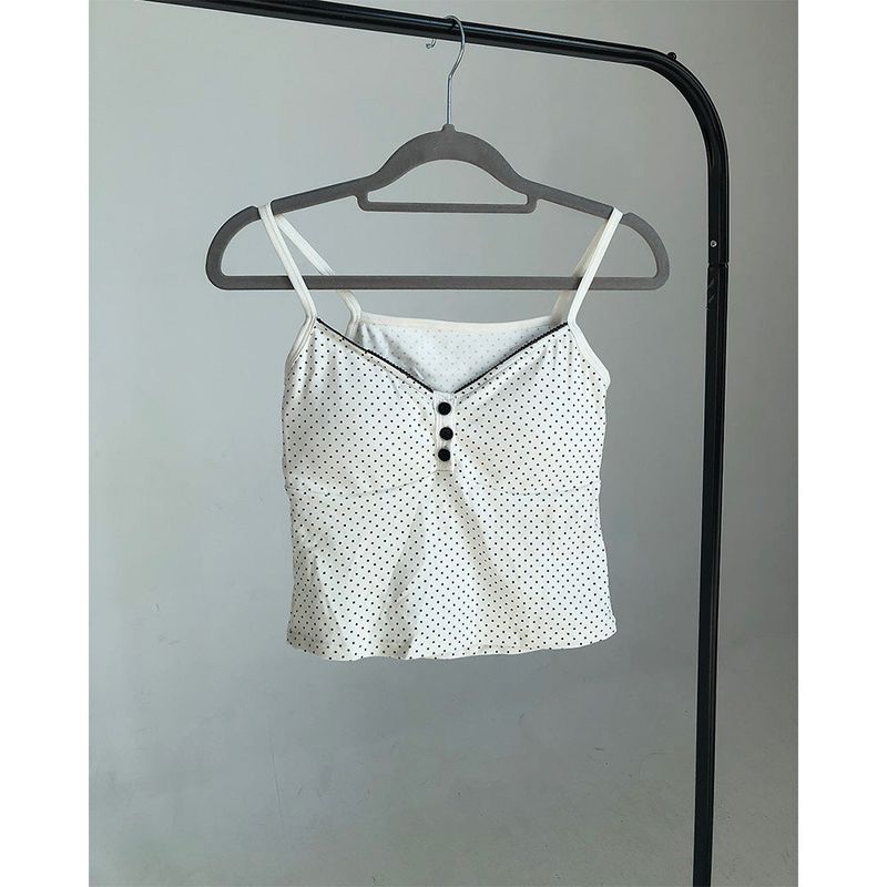 Dot Lace Sleeveless