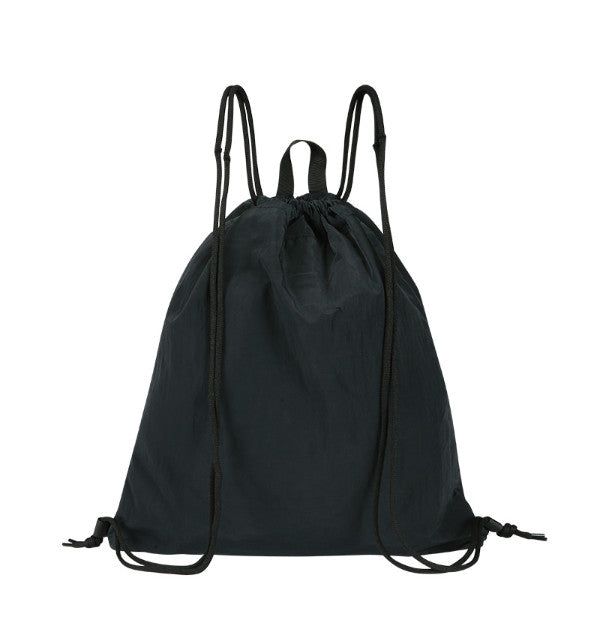 Recycle String Backpack (BLACK)