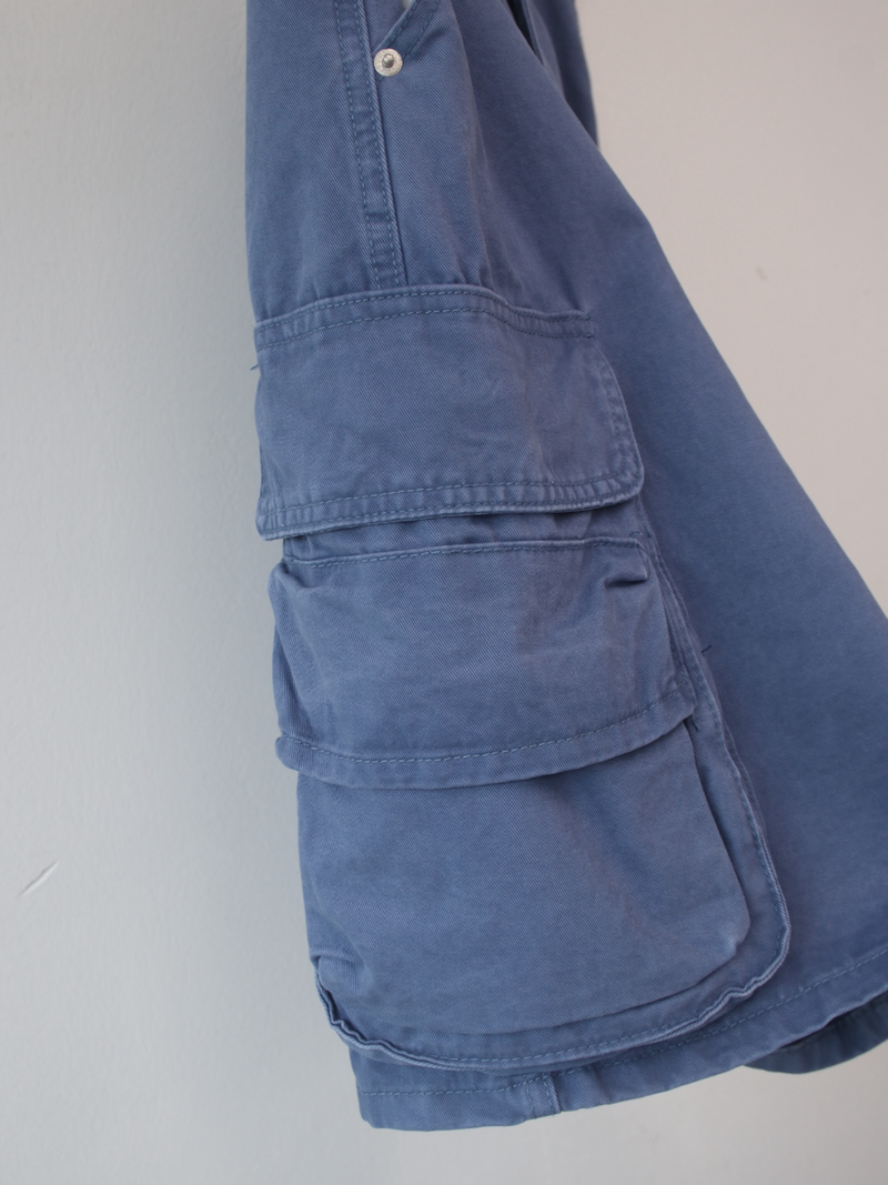 color dyeing bermuda pants