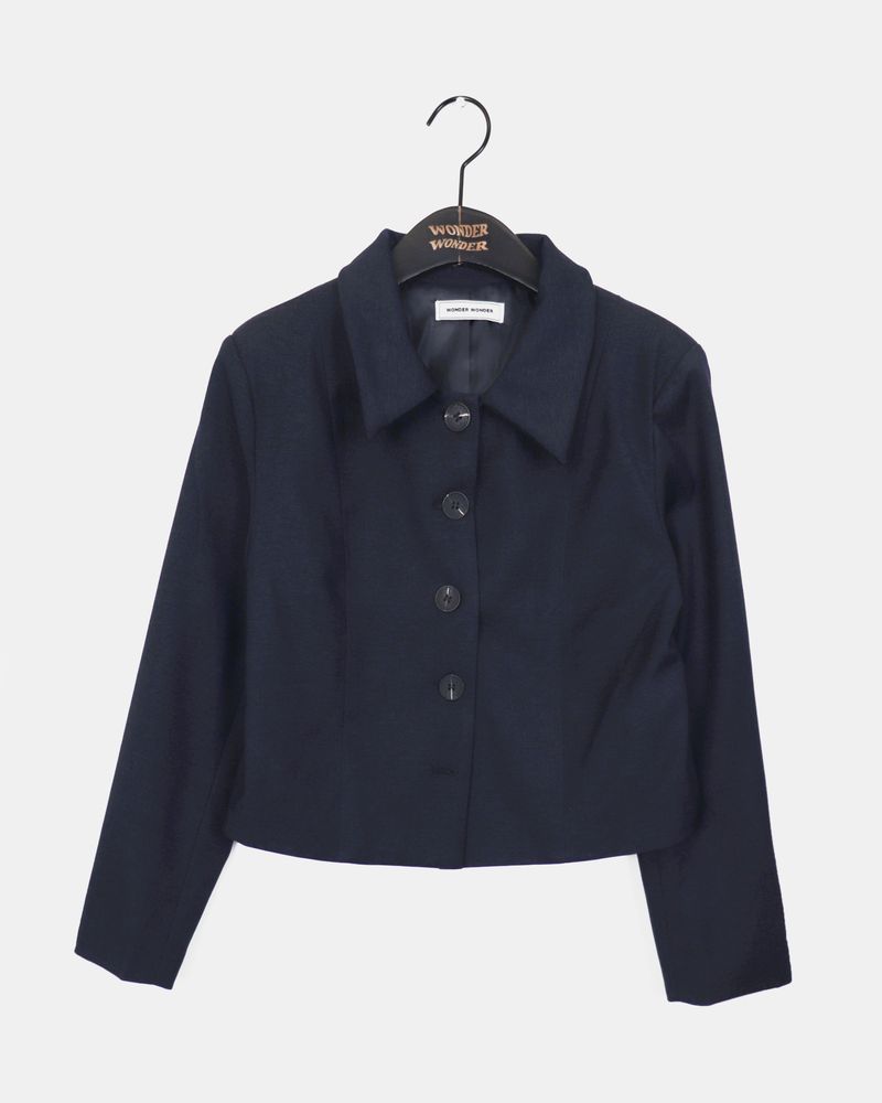 [MADE] Saeh Basic Seamed Collar Short Jacket