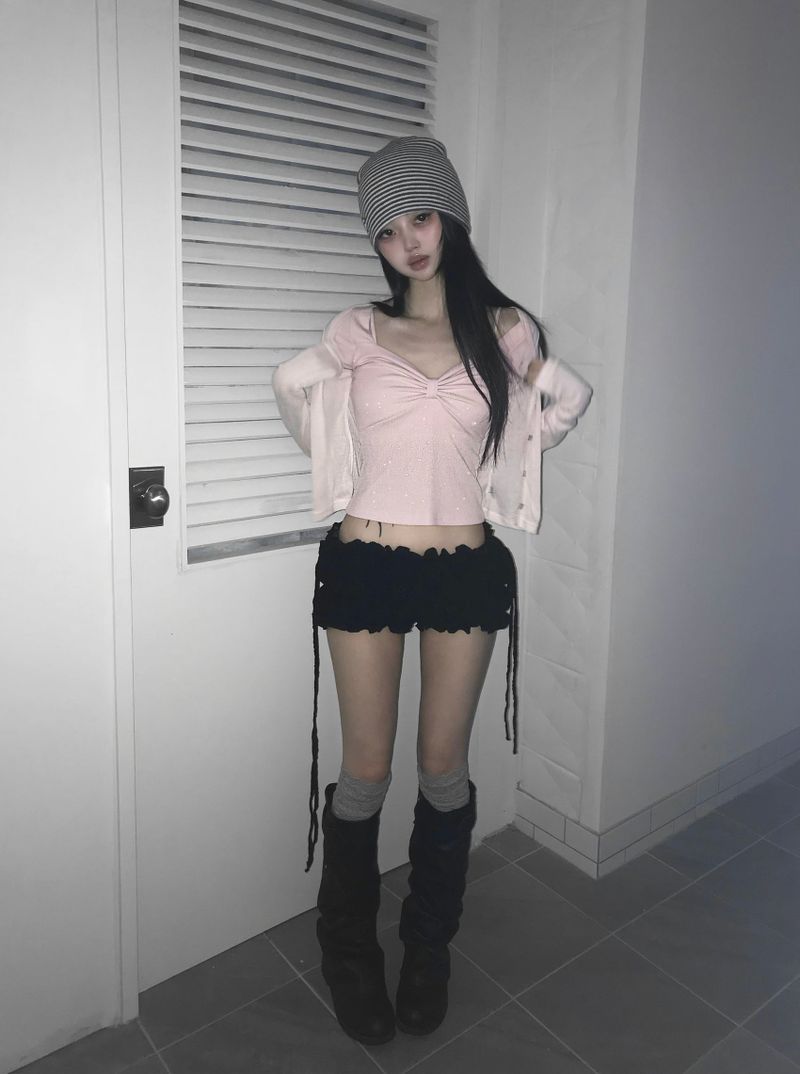 shushu shirring shorts(2 color)