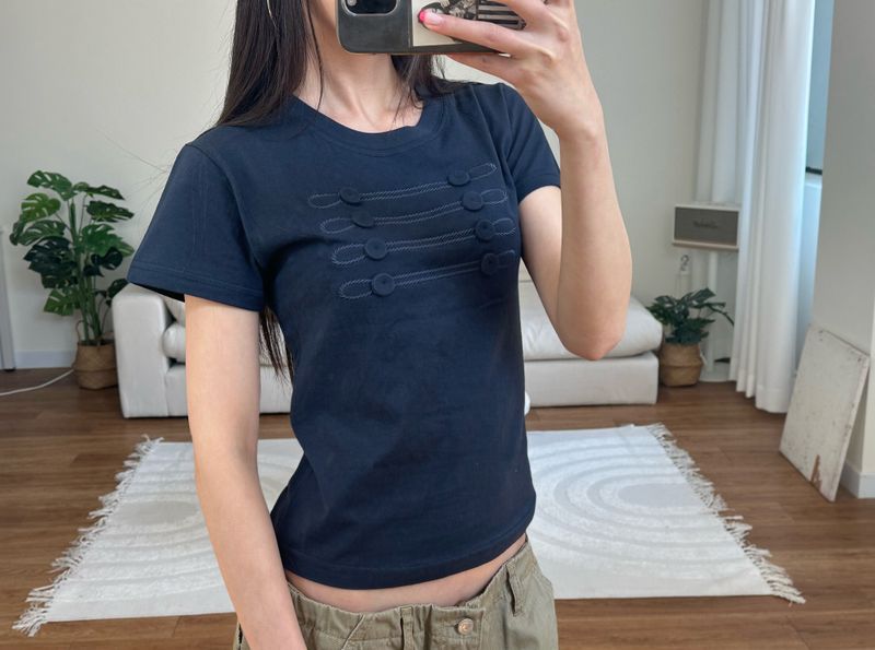 napoleon button tee