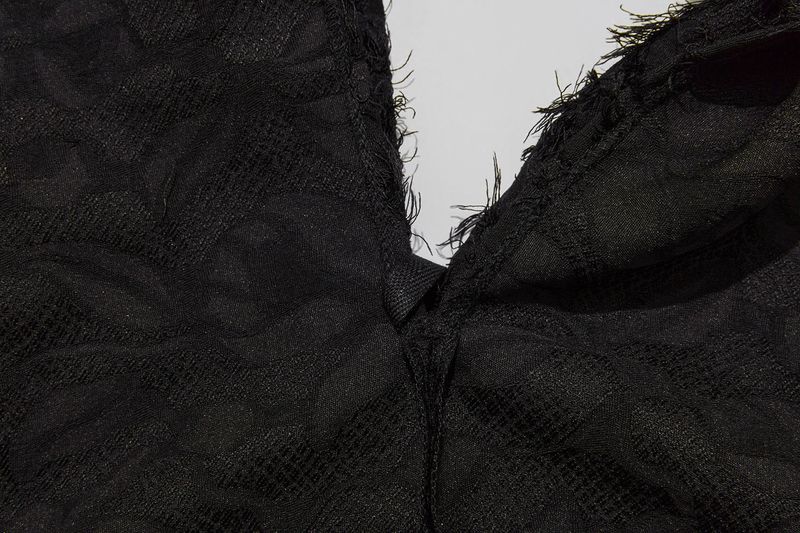 Knot Lace Shoulder Bag_Black