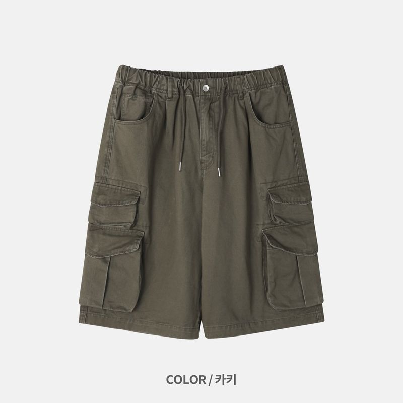 Stone Double Cargo Bermuda