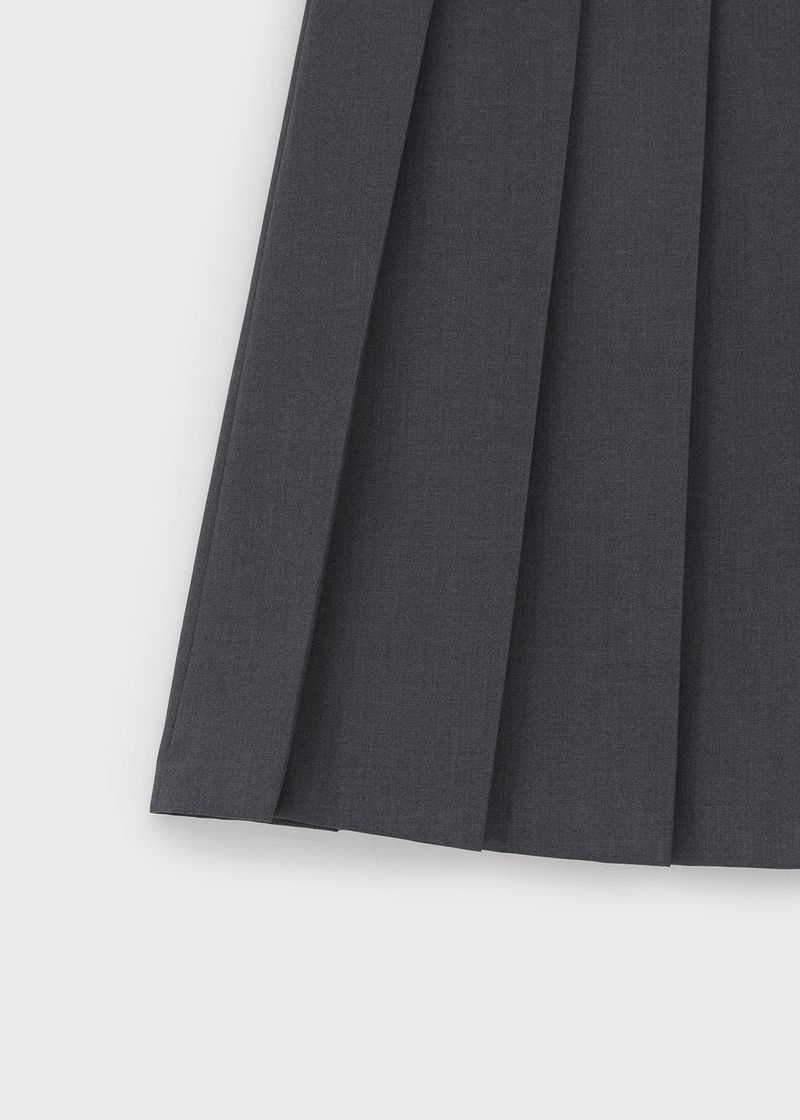 [MADE] Pretzel Pleated Midi Skirt