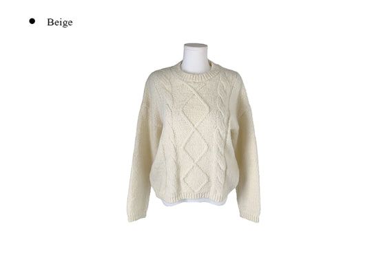 Labo Cable Round Knit