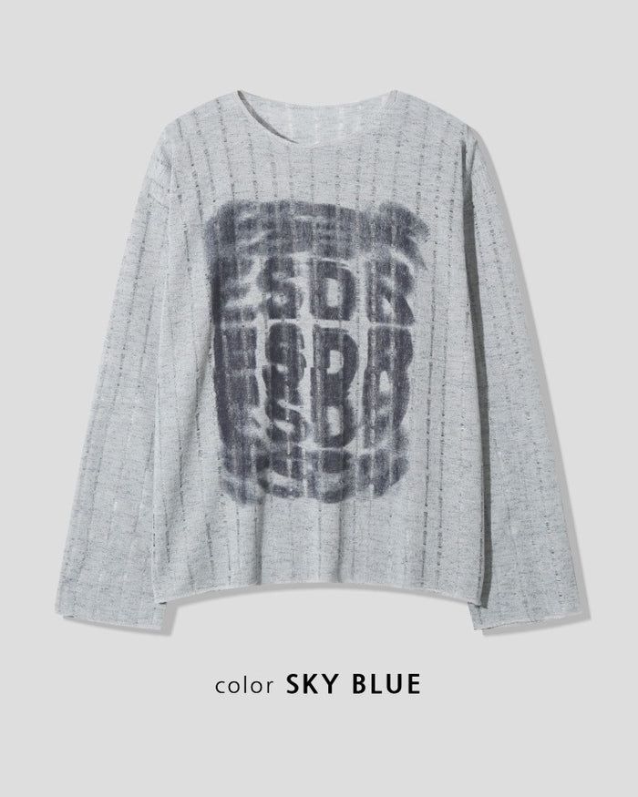 (UNISEX) ESDR Lettering Knit
