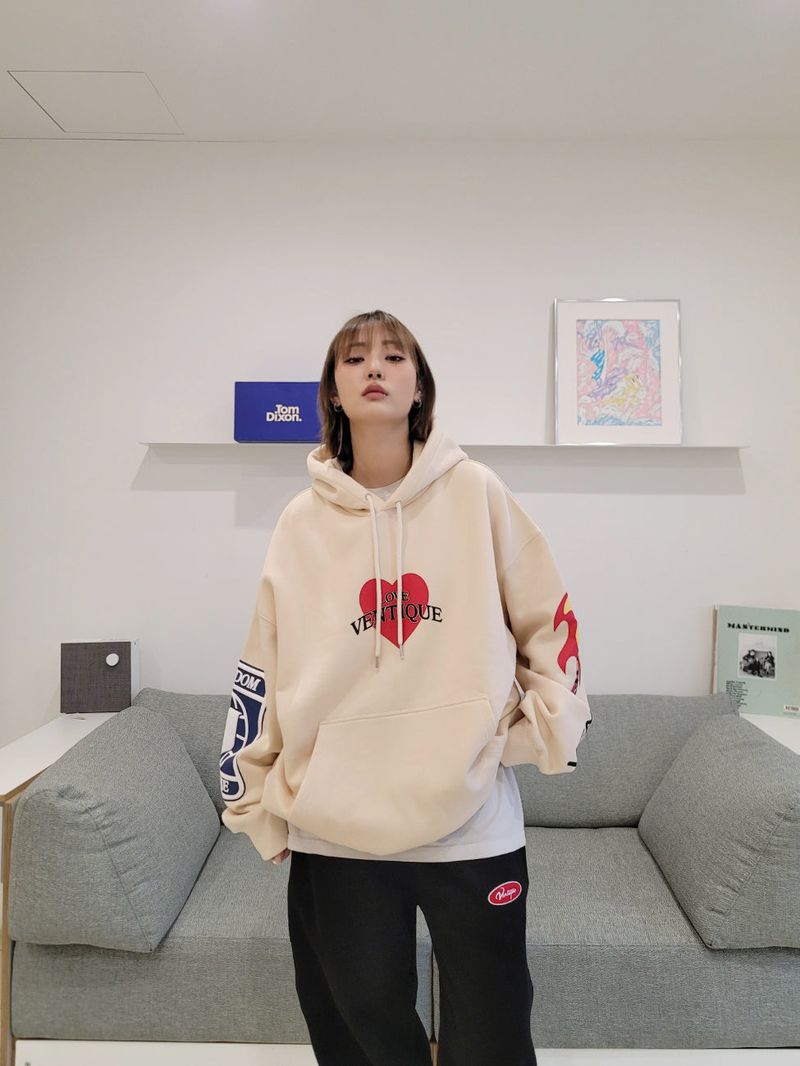 VENTIQUE Freedom napping hoodie 3color