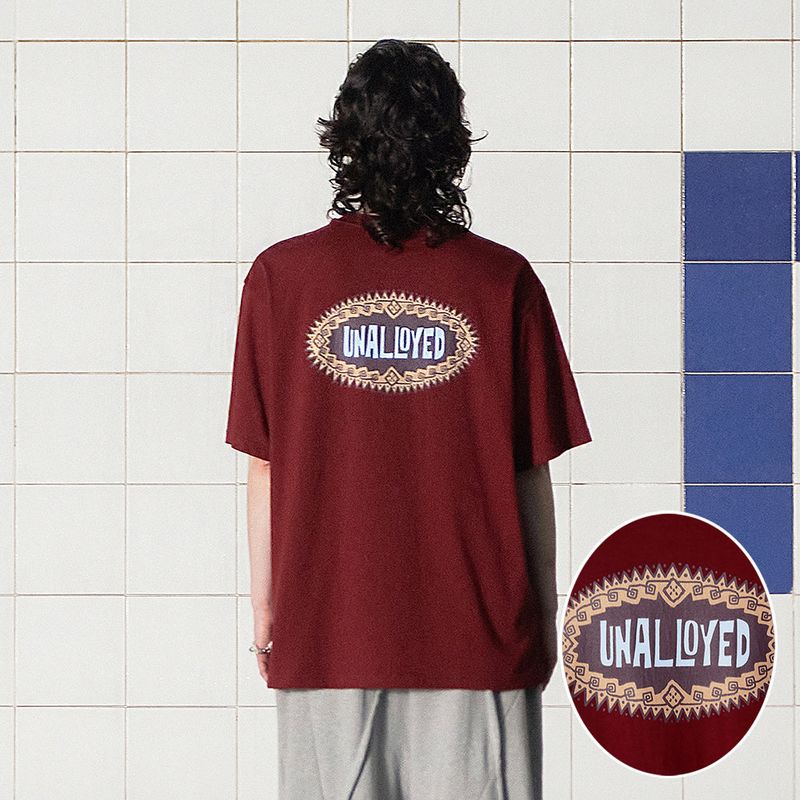 SYMBOL LOGO T SHIRT / BURGUNDY