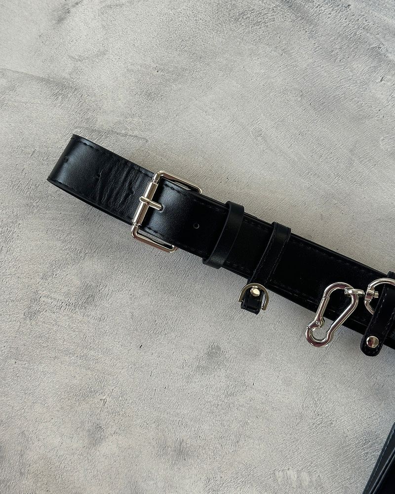 pocket key ring belt