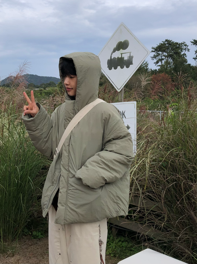 Sloy Hooded Padding Jacket (2 colors)