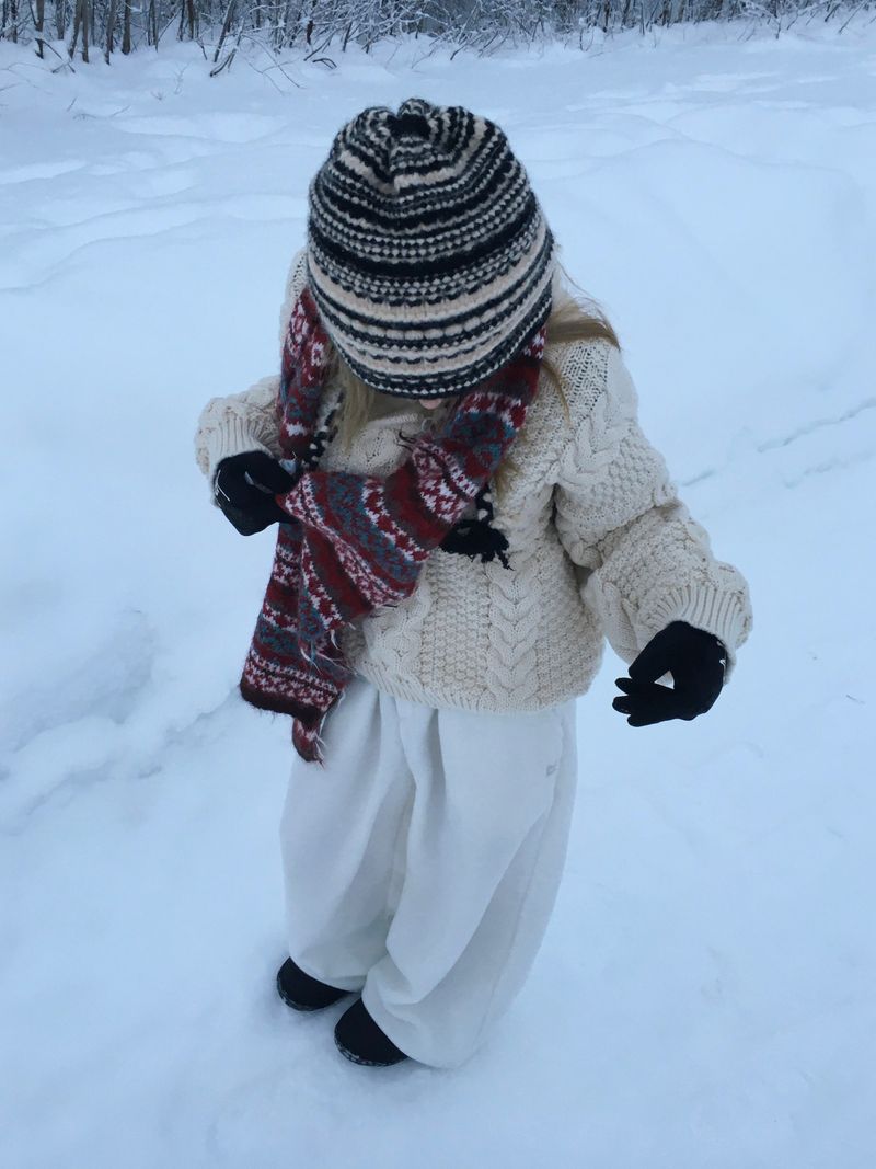 Bohemian Vintage Wool Muffler (4c)