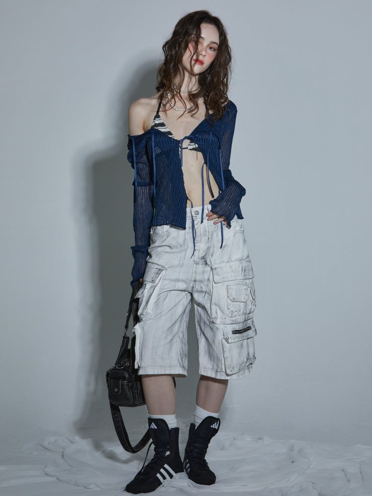 GATELESS（ゲートレス）の「MULTI POCKET BERMUDA（Pants）」