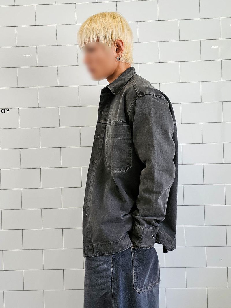 VENTIQUE Pigment Work Cotton Jacket 4color
