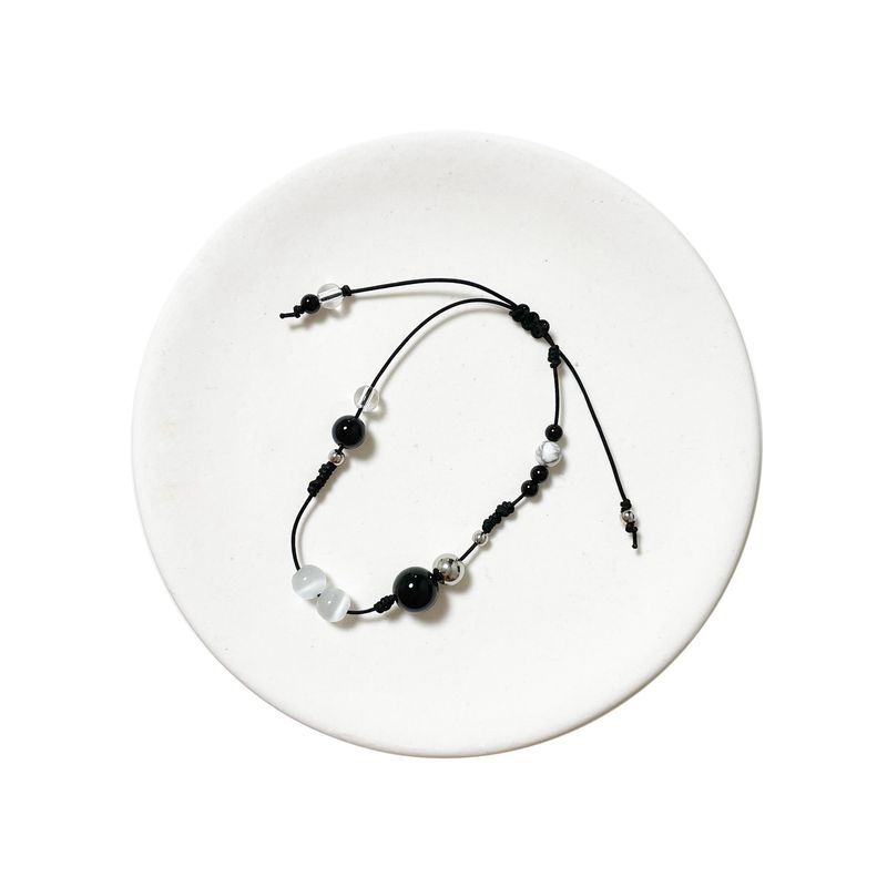 Chess gemstone bracelet