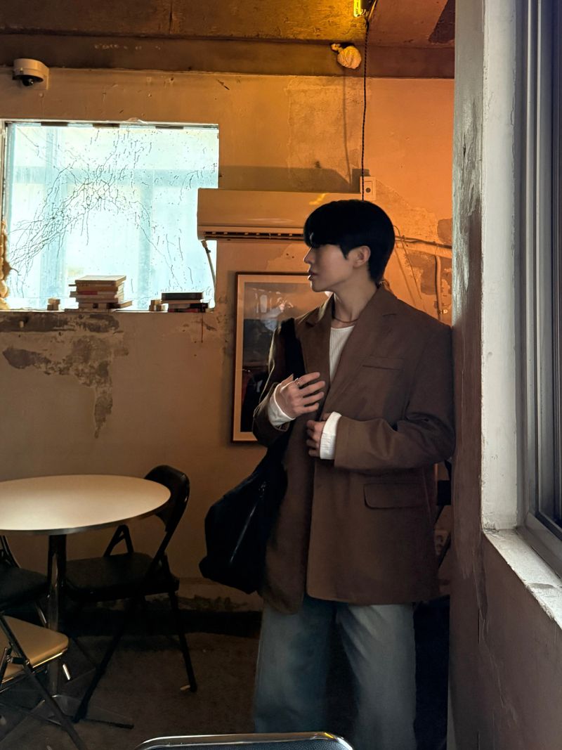 Brunch suede blazer jacket