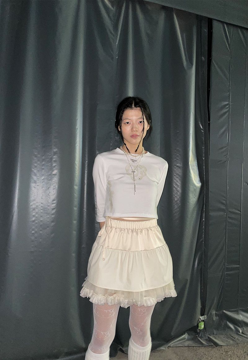 2-WAY KIRI TUTU SKIRT _CREAM