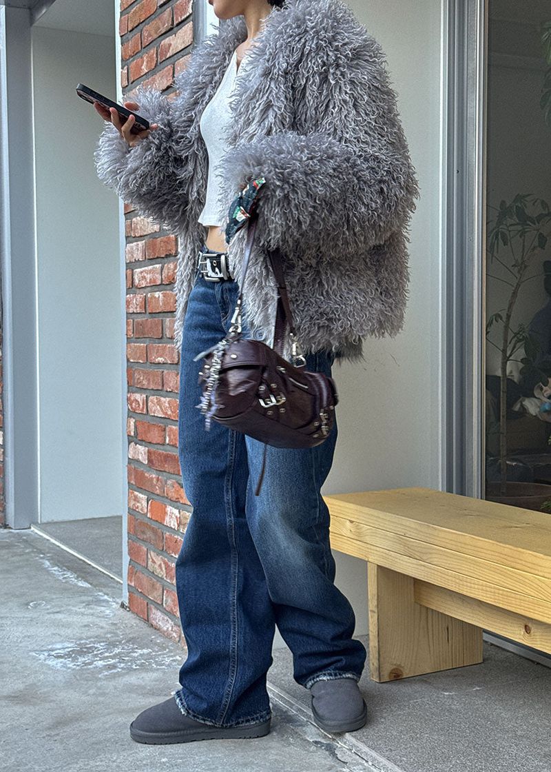 LOW BRUSH STRAIGHT DENIM