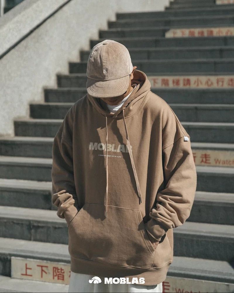 MOBLAB Classic Logo Heavy Warm Hoodie