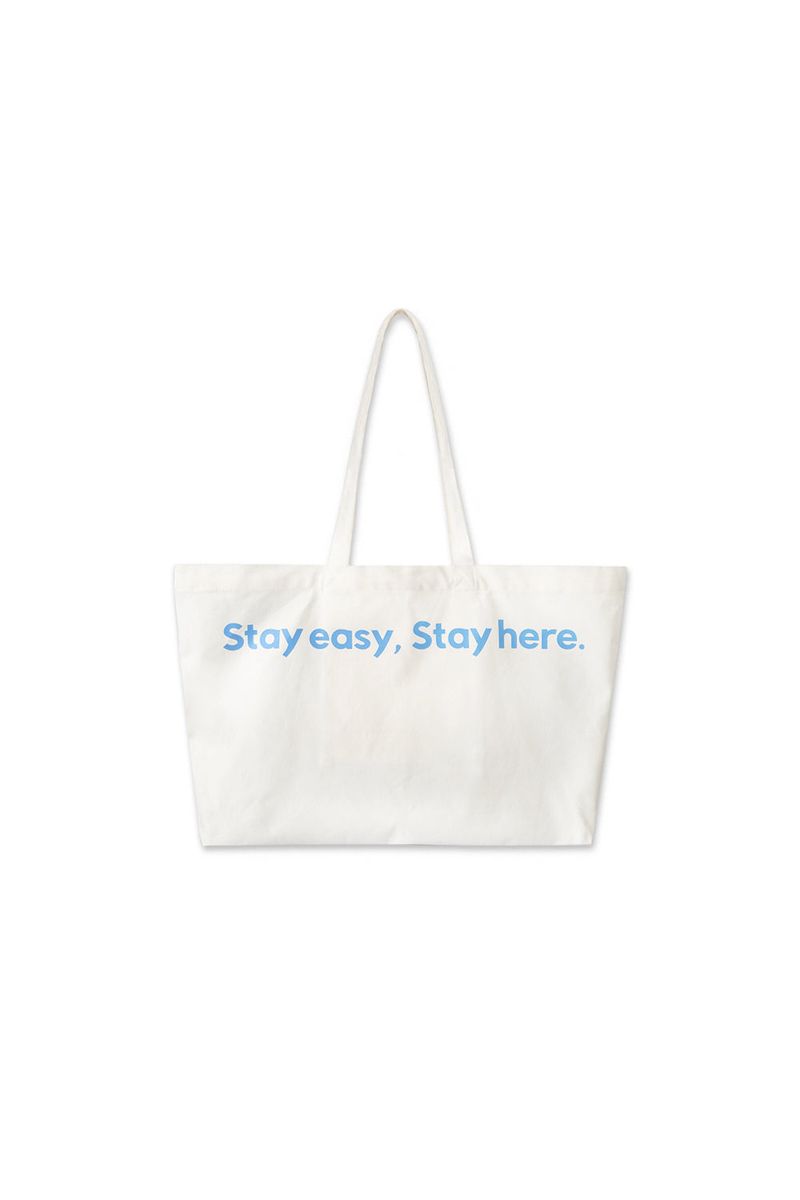 Stay eco bag_ivory
