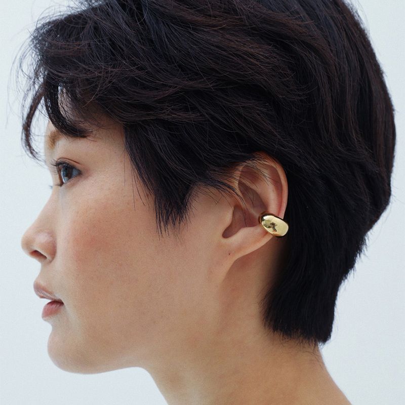 studio HAE（スタジオヘ）の「【MADE】 Gold moon earcuff（Accessories）」
