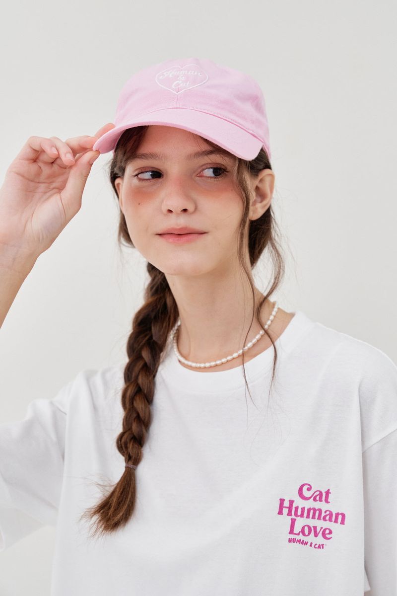 HEART BALL CAP_PINK