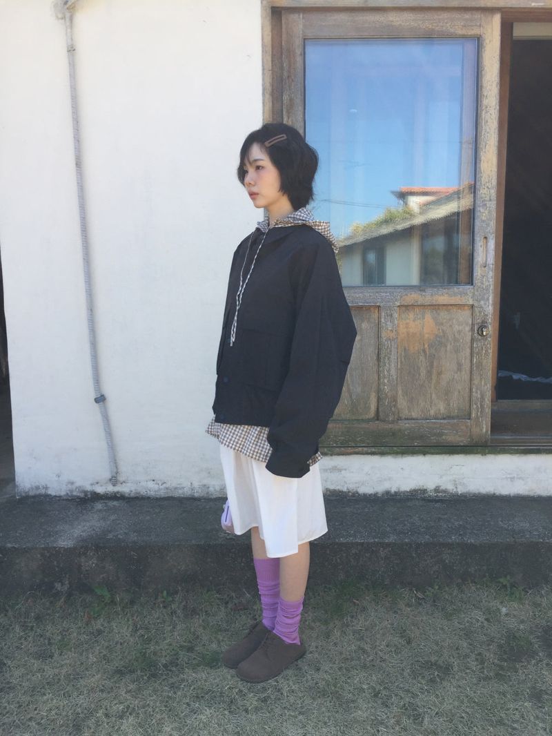 Vinyl gem knee socks (4color)