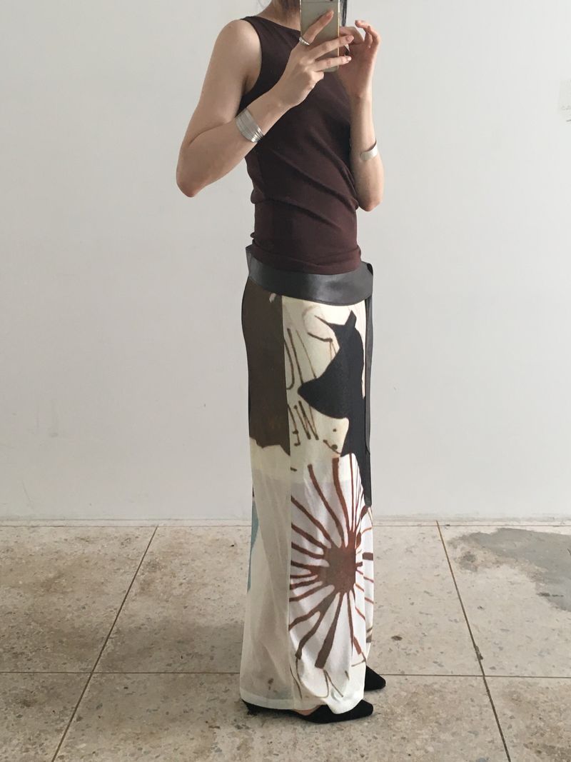 Loe Drawing Long Skirt 