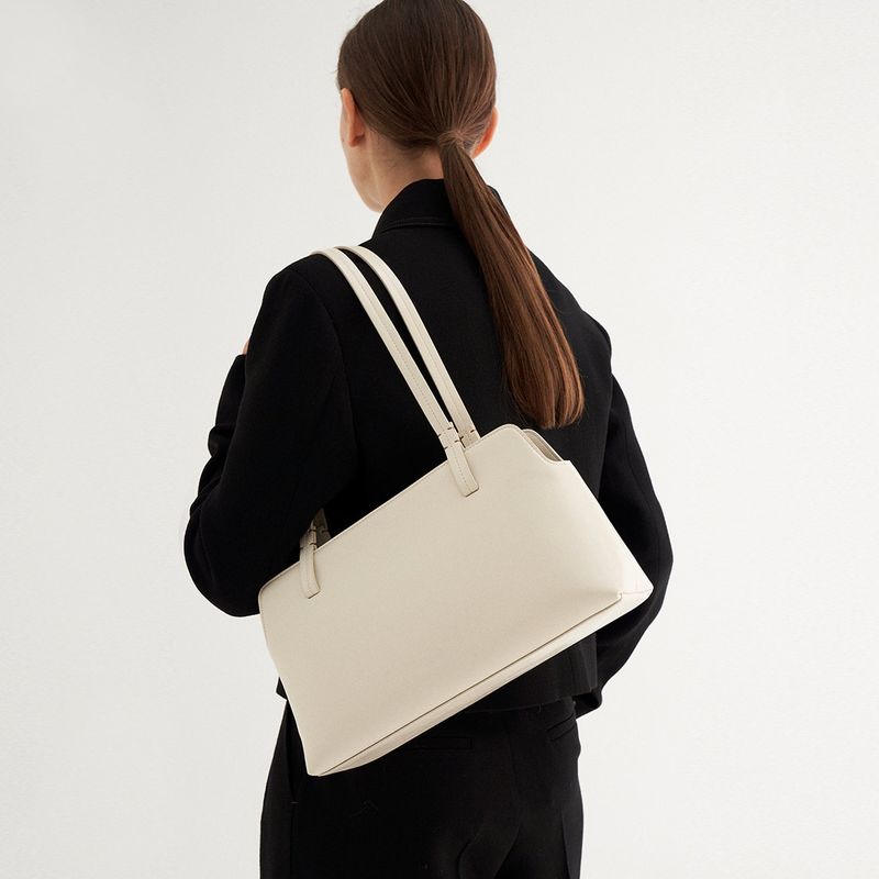 STITCH SHOPPER BAG_IVORY