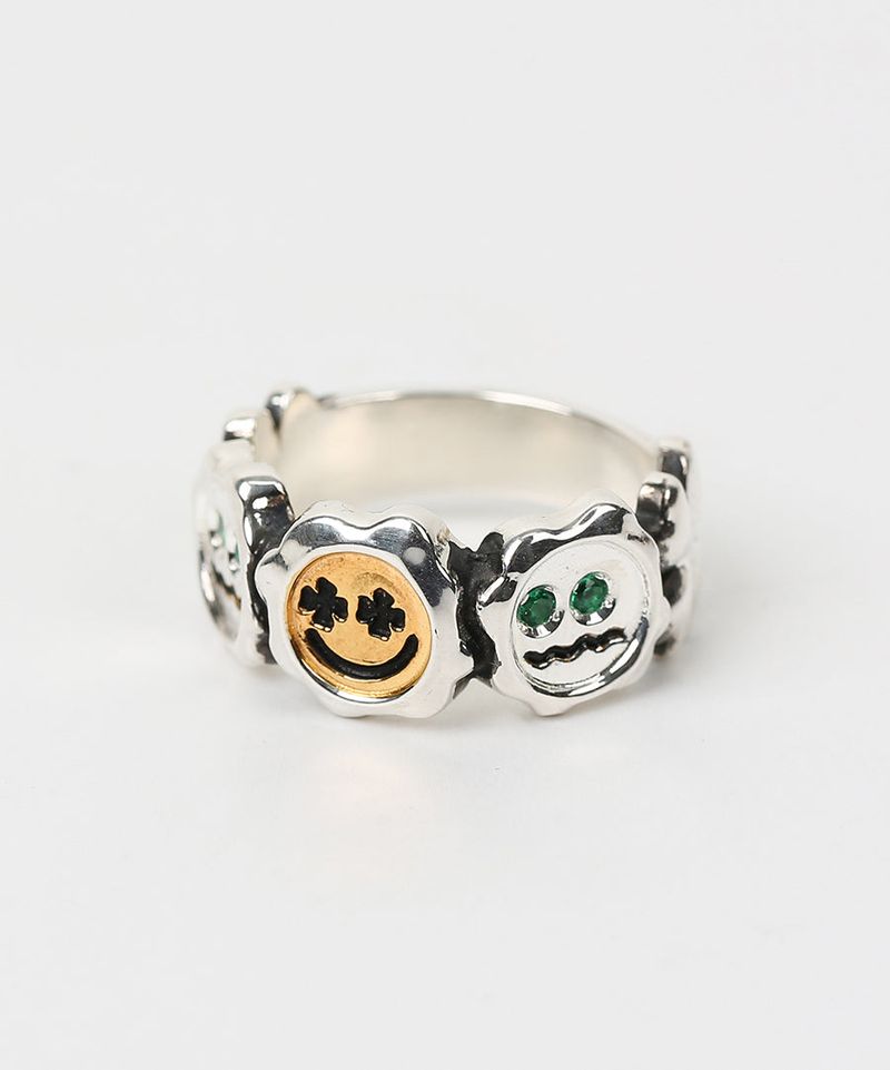 GRAYNOISE（グレーノイズ）の「Clover eyes ring (925 silver)（Accessories）」