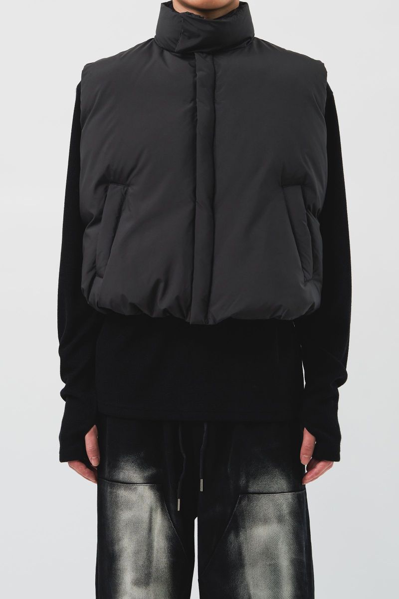 Toa Cropped Padding Vest (2color)