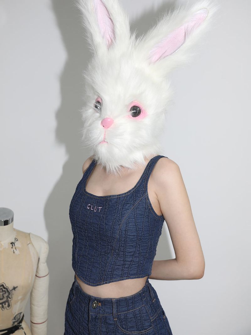 CLUT STUDIO（クラットスタジオ）の「0 7 wave denim bustier（Tops）」
