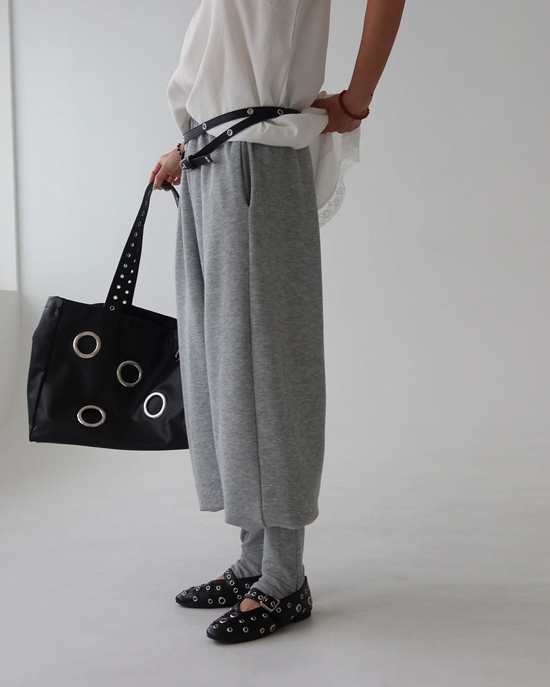 Warmer Layered Wide Jogging Pants