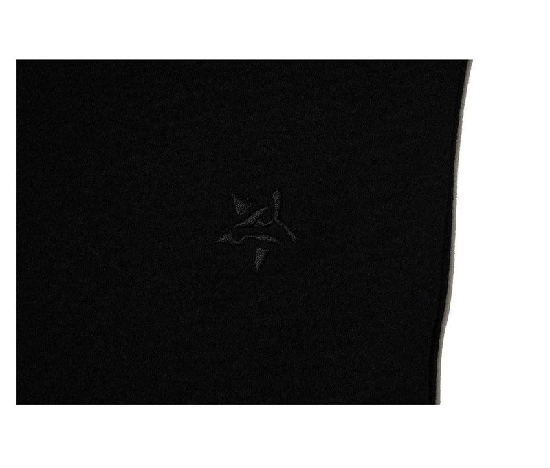 CHECK LAYERED LONG SLEEVE - BLACK