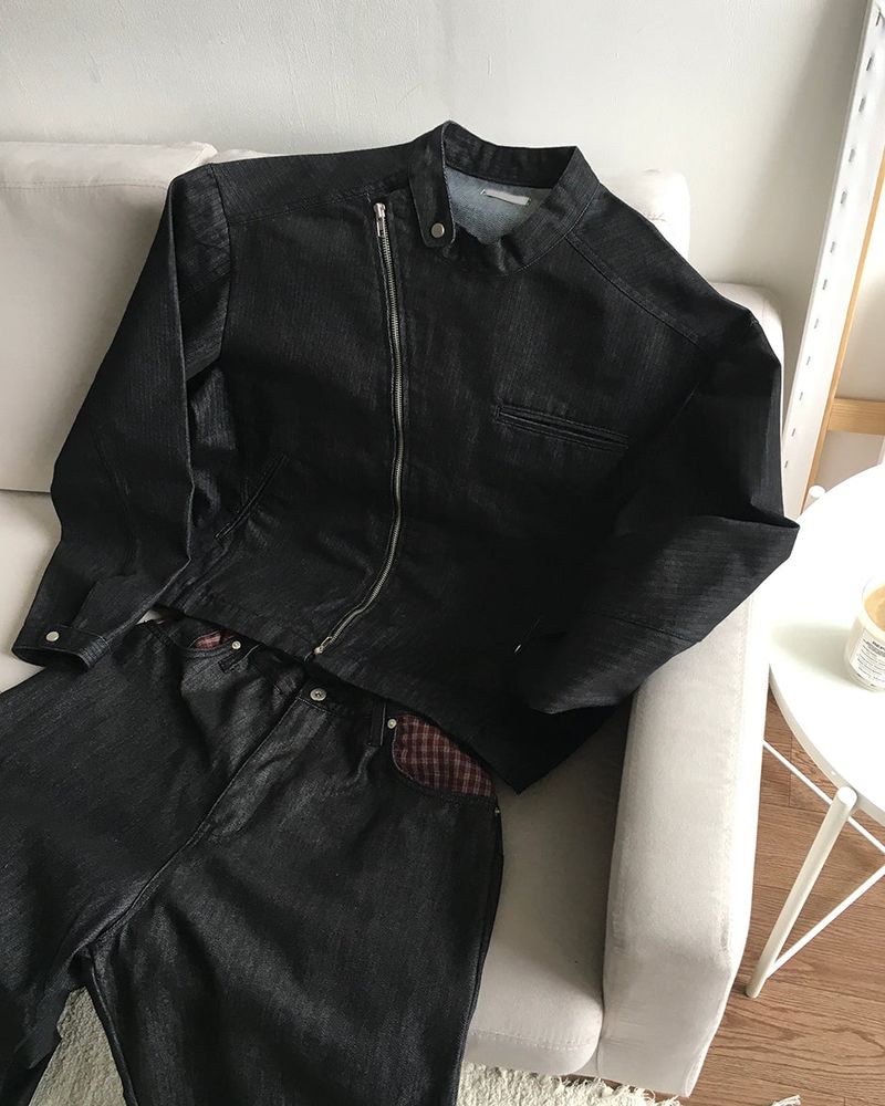 Tooth Crop Denim Jacket