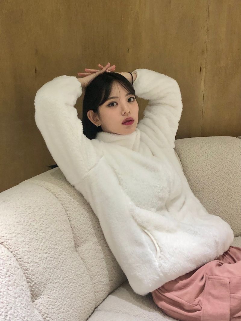 Arco iris（アルコイリス）の「Fluffy fleece zip-up jacket（Jackets/Outerwear）」