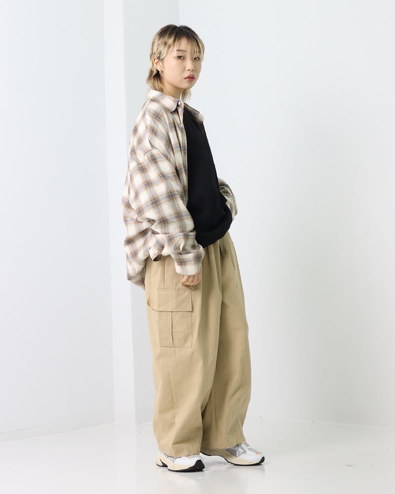 Overfit Retro Checked Shirt_2color