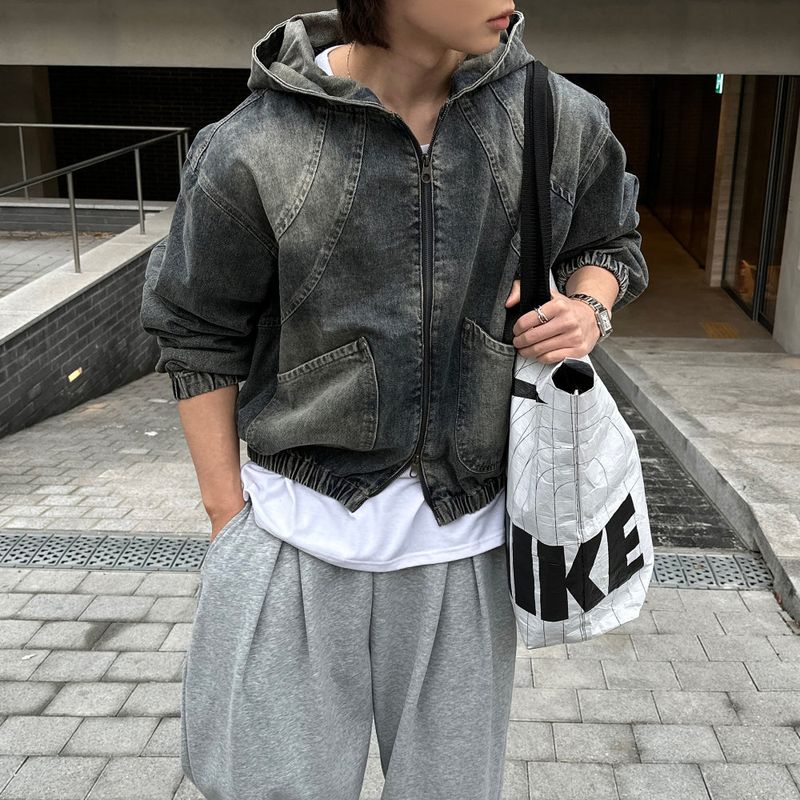 LMN deep slit wide sweatpants (4 colors)