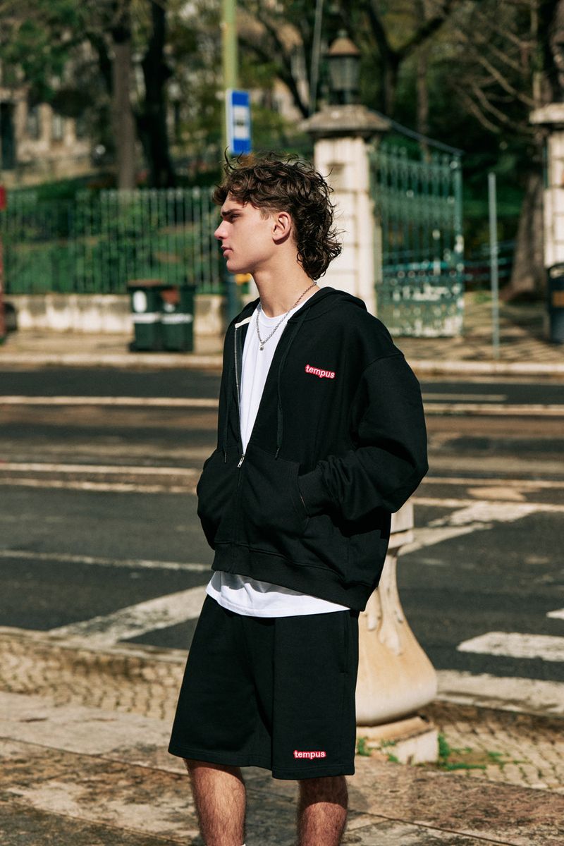 TEMPUS PATCH EASY HALF PATCH PANTS [BLACK]
