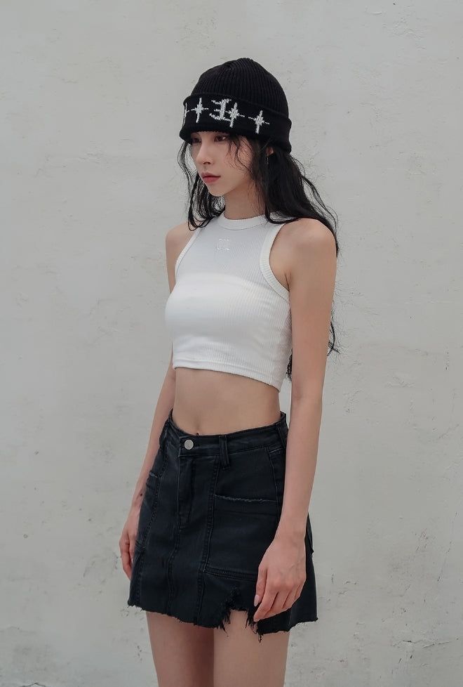 [MADE] UL 4seasons crop sleeveless