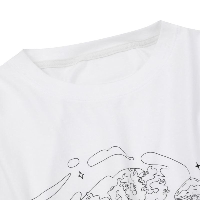 Fantasy Half T-shirt_White