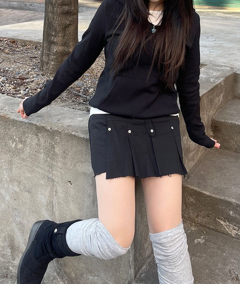 Mixed hooded sweatshirt.
