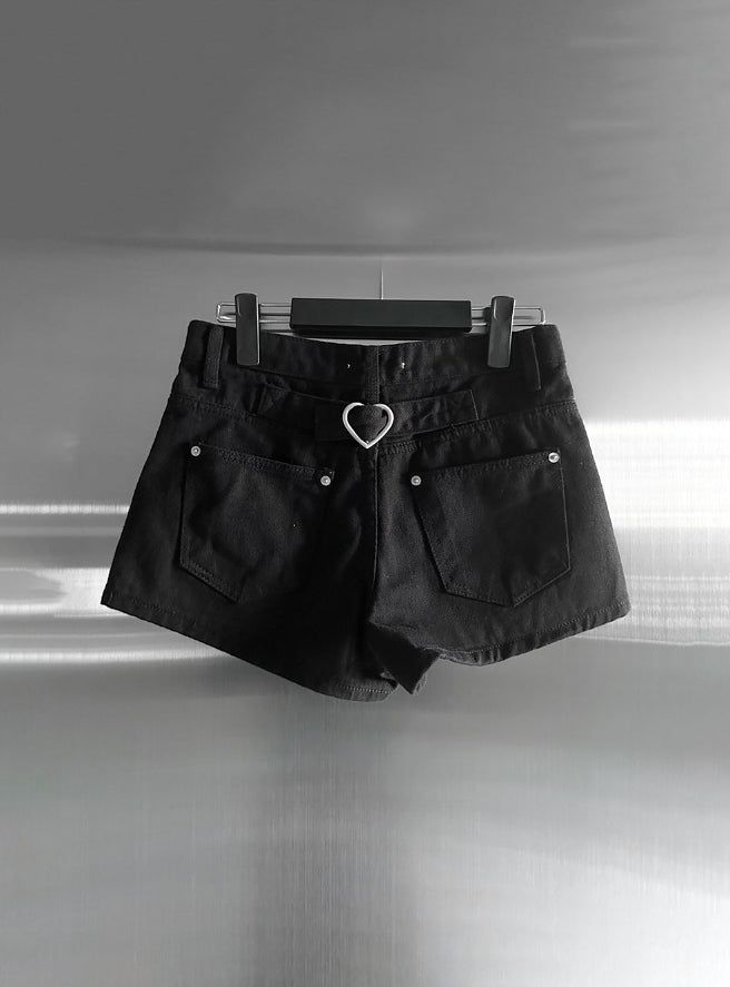 Teeth Adjust Cotton Shorts