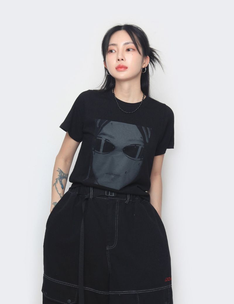 nutellike(ヌテールライク)の「Moto Film Crop Short-Sleeved T-Shirt(Tops)」